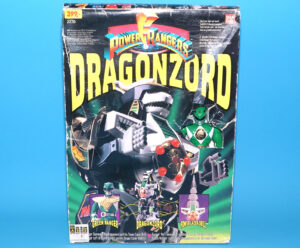 MMPR POWER RANGERS DX DRAGONZORD & GREEN RANGER BOXED EURO BOX 1993 BANDAI READ