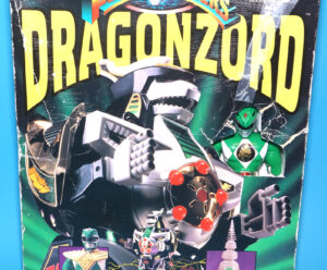 MMPR POWER RANGERS DX DRAGONZORD & GREEN RANGER BOXED EURO BOX 1993 BANDAI READ