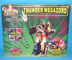 MMPR POWER RANGERS THUNDER MEGAZORD BOXED EURO BOX 1993 BANDAI READ
