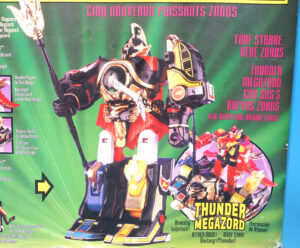 MMPR POWER RANGERS THUNDER MEGAZORD BOXED EURO BOX 1993 BANDAI READ
