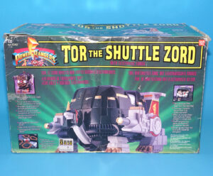 MMPR POWER RANGERS TOR SHUTTLEZORD MEGAZORD BOXED EURO BOX 1994 BANDAI READ