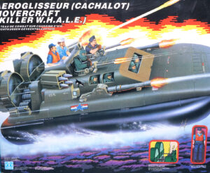 1984 GI JOE KILLER WHALE W.H.A.L.E. & CUTTER v1 COMPLETE BOXED EURO BENELUX BOX HASBRO READ