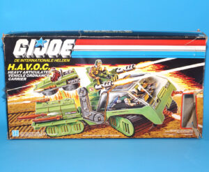 1986 GI JOE H.A.V.O.C. HAVOC ORIGINAL BOX & INSTRUCTIONS EURO DUTCH HASBRO HOLLAND
