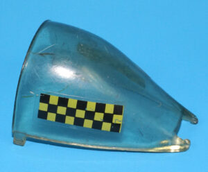 1984 GI JOE COBRA RATTLER ORIGINAL SPARE PART COCKPIT CANOPY WINDSHIELD (R) HASBRO READ