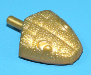 1986 GI JOE SERPENTOR’S AIR CHARIOT ORIGINAL SPARE PART SNAKE HEAD MISSILE BASE & TOP HASBRO