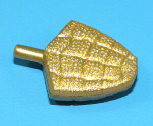 1986 GI JOE SERPENTOR’S AIR CHARIOT ORIGINAL SPARE PART SNAKE HEAD MISSILE BASE & TOP HASBRO