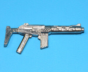 1988 GI JOE SUPER TROOPER v1 ORIGINAL SPARE PART MACHINE GUN HASBRO