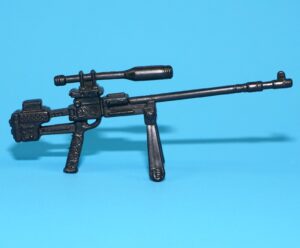 1989 GI JOE GNAWGAHYDE v1 ORIGINAL SPARE PART SNIPER RIFLE & BIPOD HASBRO READ