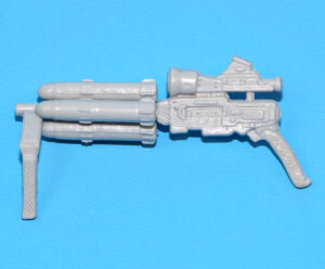 1990 GI JOE CPT GRID-IRON v1 ORIGINAL SPARE PART MACHINE GUN & MISSILES HASBRO