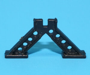 1990 GI JOE RAMPART v1 ORIGINAL SPARE PART HEAVY MACHINE GUN STAND HASBRO