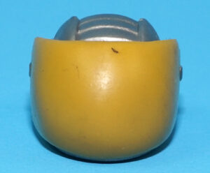 1990 GI JOE SKY PATROL AIRWAVE v1 ORIGINAL SPARE PART HELMET & VISOR HASBRO