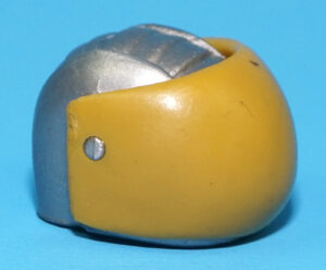 1990 GI JOE SKY PATROL AIRWAVE v1 ORIGINAL SPARE PART HELMET & VISOR HASBRO