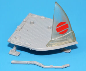1990 GI JOE STRETCHER v1 ORIGINAL SPARE PART SLED HASBRO READ