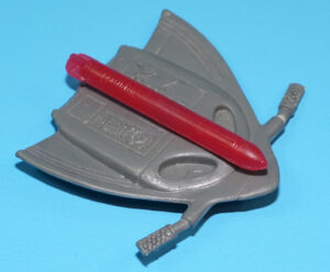 1990 GI JOE UNDERTOW v1 ORIGINAL SPARE PART SLED & TORPEDO HASBRO