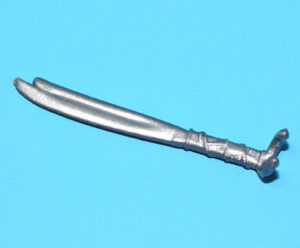 1989 GI JOE GNAWGAHYDE v1 ORIGINAL SPARE PART MACHETE HASBRO