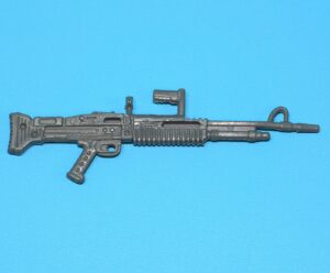 1990 GI JOE SUB-ZERO v1 ORIGINAL SPARE PART MACHINE GUN RIFLE HASBRO