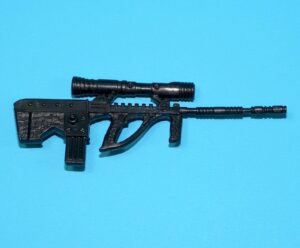 1990 GI JOE BULLHORN v1 ORIGINAL SPARE PART MACHINE GUN RIFLE HASBRO