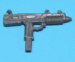 1987 GI JOE BATTLE GEAR #5 ORIGINAL SPARE PART SUB MACHINE UZI GUN HASBRO
