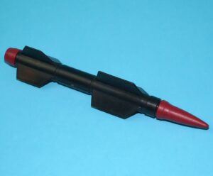 1988 GI JOE COBRA BUGG ORIGINAL SPARE PART LARGE MISSILE HASBRO