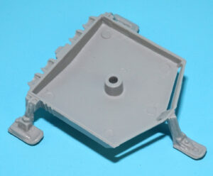 1990 GI JOE STRETCHER v1 ORIGINAL SPARE PART SLED BASE HASBRO