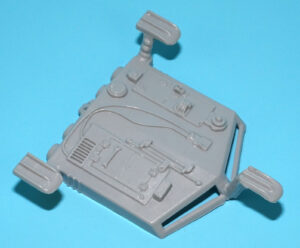 1990 GI JOE STRETCHER v1 ORIGINAL SPARE PART SLED BASE HASBRO