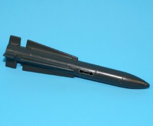 1983 GI JOE SKYSTRIKER XP-14F ORIGINAL SPARE PART LARGE MISSILE BOMB HASBRO