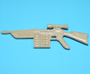 1985 GI JOE BATTLE GEAR #3 ORIGINAL SPARE PART SPIRIT v1 ARROW LAUNCHER RIFLE GUN HASBRO