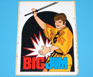 BIG JIM STICKER KARATE ACTION PROMO 1973 MATTEL