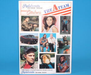 THE A-TEAM STICKER SHEET 1983 RODEKORATIE HOLLAND