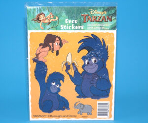 DISNEY’S TARZAN DECO STICKERS MOC MOSC 1999 INTRODUCT HOLLAND