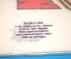 BATMAN IRON ON TRANSFER STICKER LOT SEALED BAG 1989 STRIJK STICKER