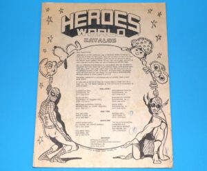 HEROES WORLD TOY CATALOG 8TH ANNIVERSARY 1984 SUPERHERO ENTERPRISES
