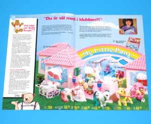 PLAYMIX 1987 TOY CATALOG MY LITTLE PONY TRANSFORMERS SWEDEN