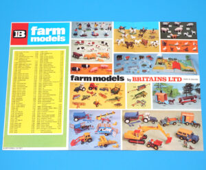 BRITAINS TOY CATALOG 1971 CATALOGUE KATALOG LEAFLET FOLDOUT FARM ZOO DUTCH