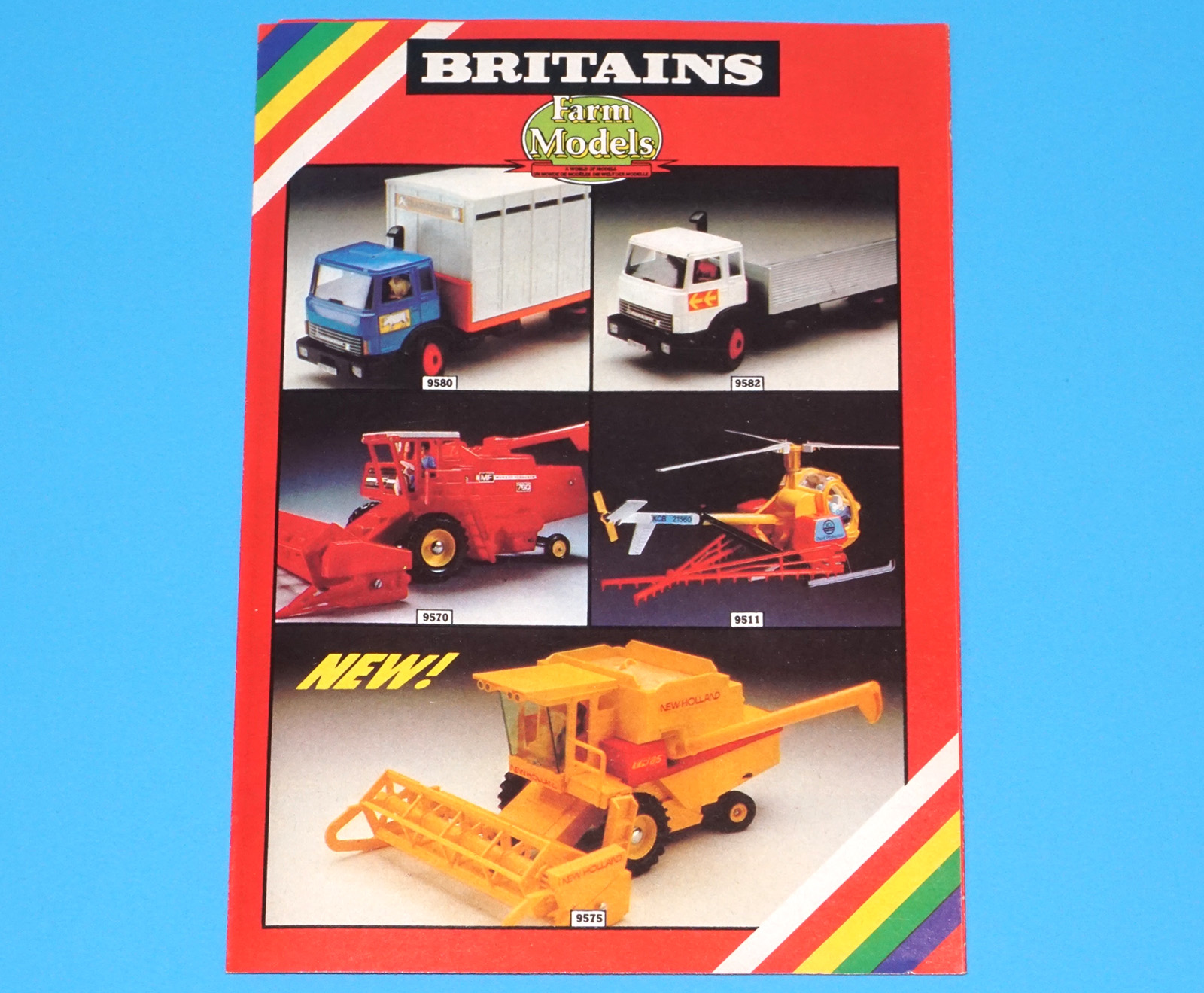 BRITAINS TOY CATALOG 1982 CATALOGUE KATALOG FOLDOUT LEAFLET FARM