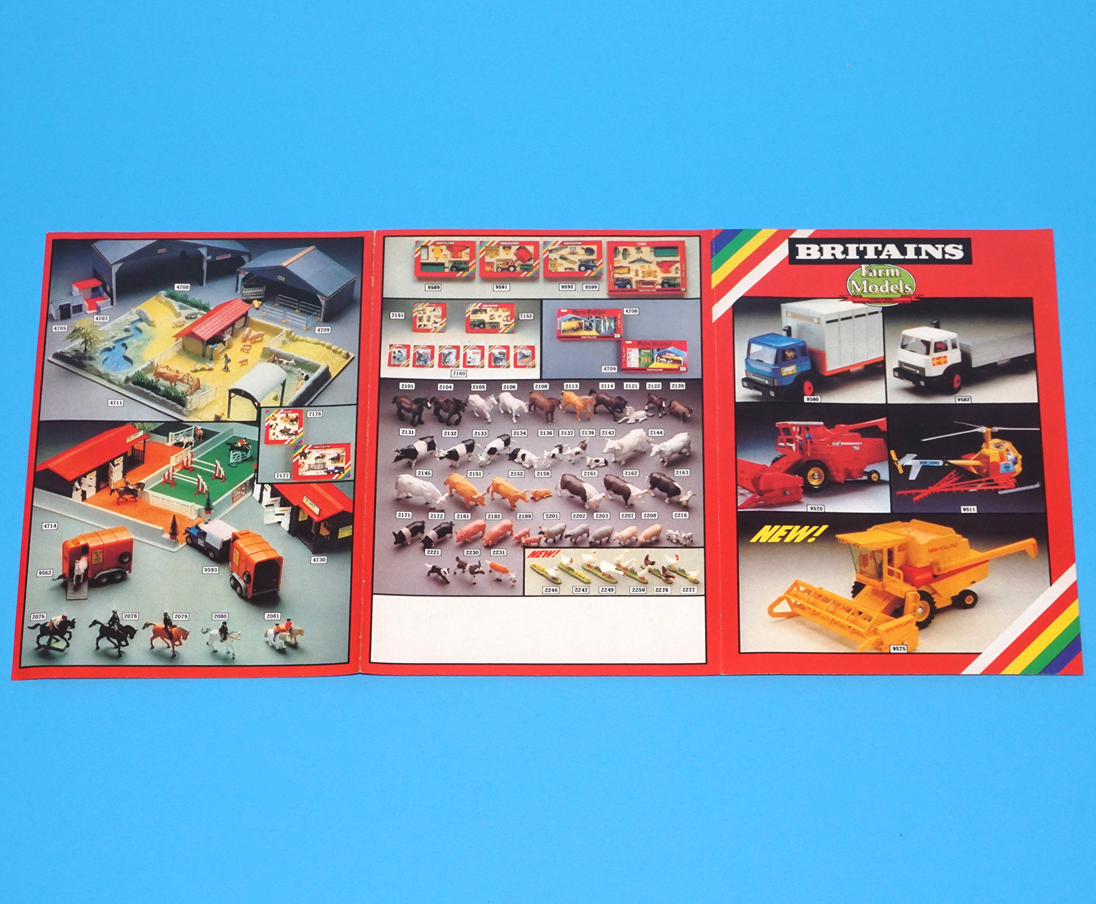 BRITAINS TOY CATALOG 1982 CATALOGUE KATALOG FOLDOUT LEAFLET FARM - Image 3