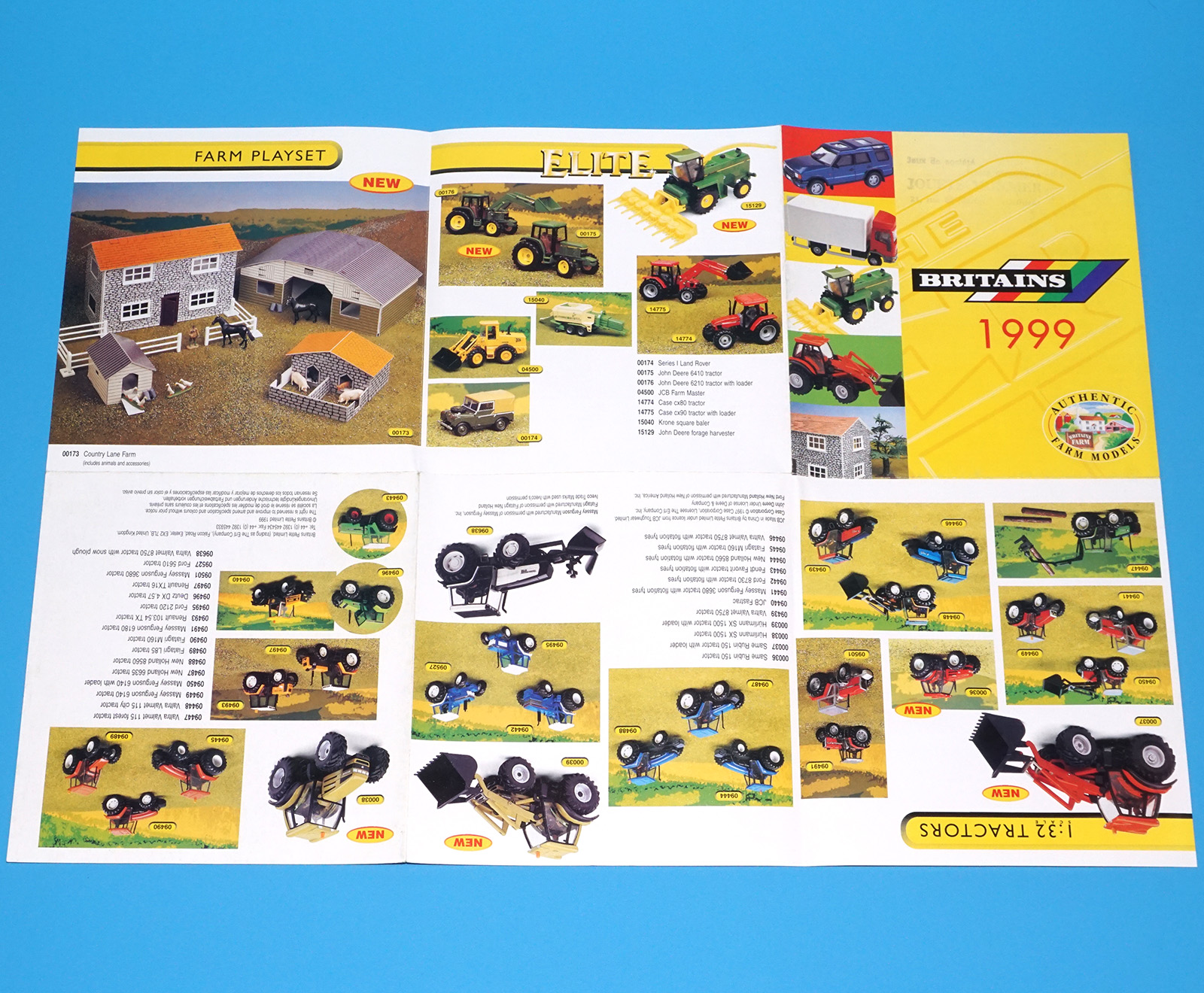 BRITAINS TOY CATALOG 1999 FOLDOUT CATALOGUE KATALOG - Image 2