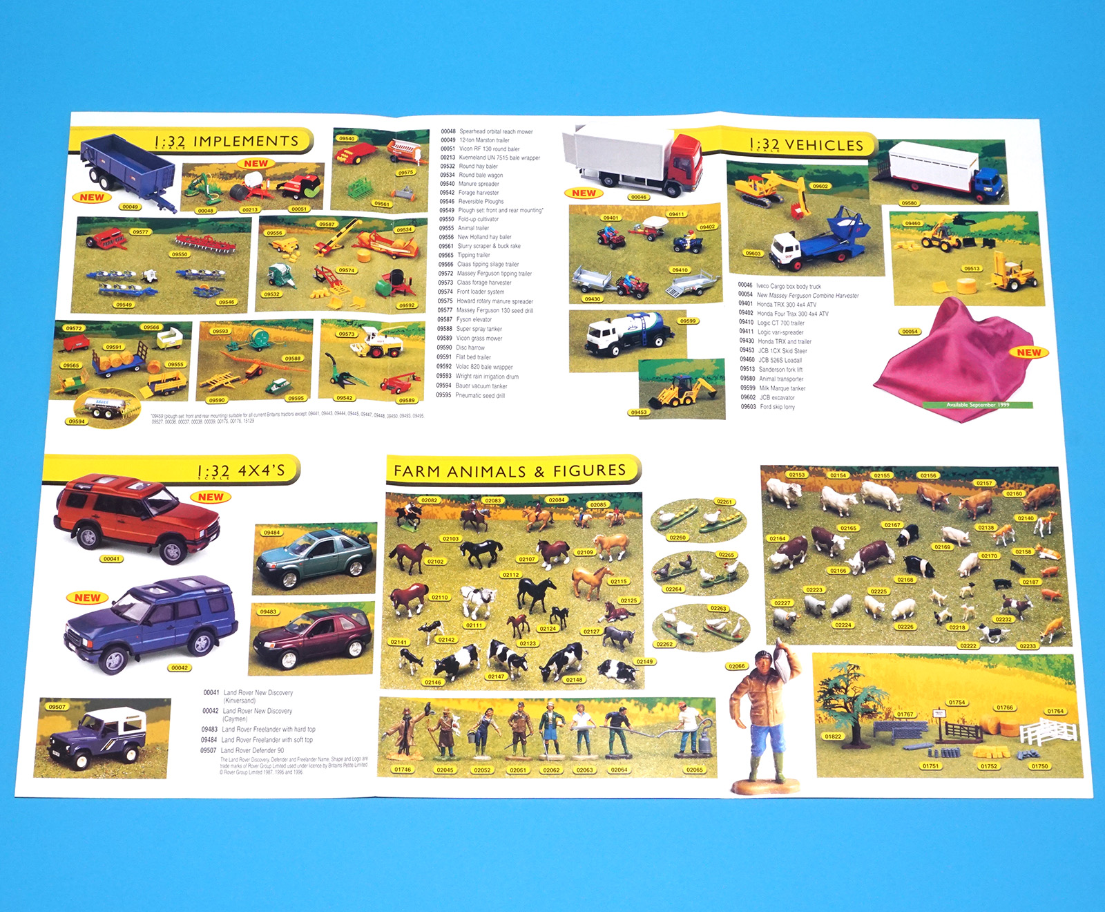 BRITAINS TOY CATALOG 1999 FOLDOUT CATALOGUE KATALOG - Image 3