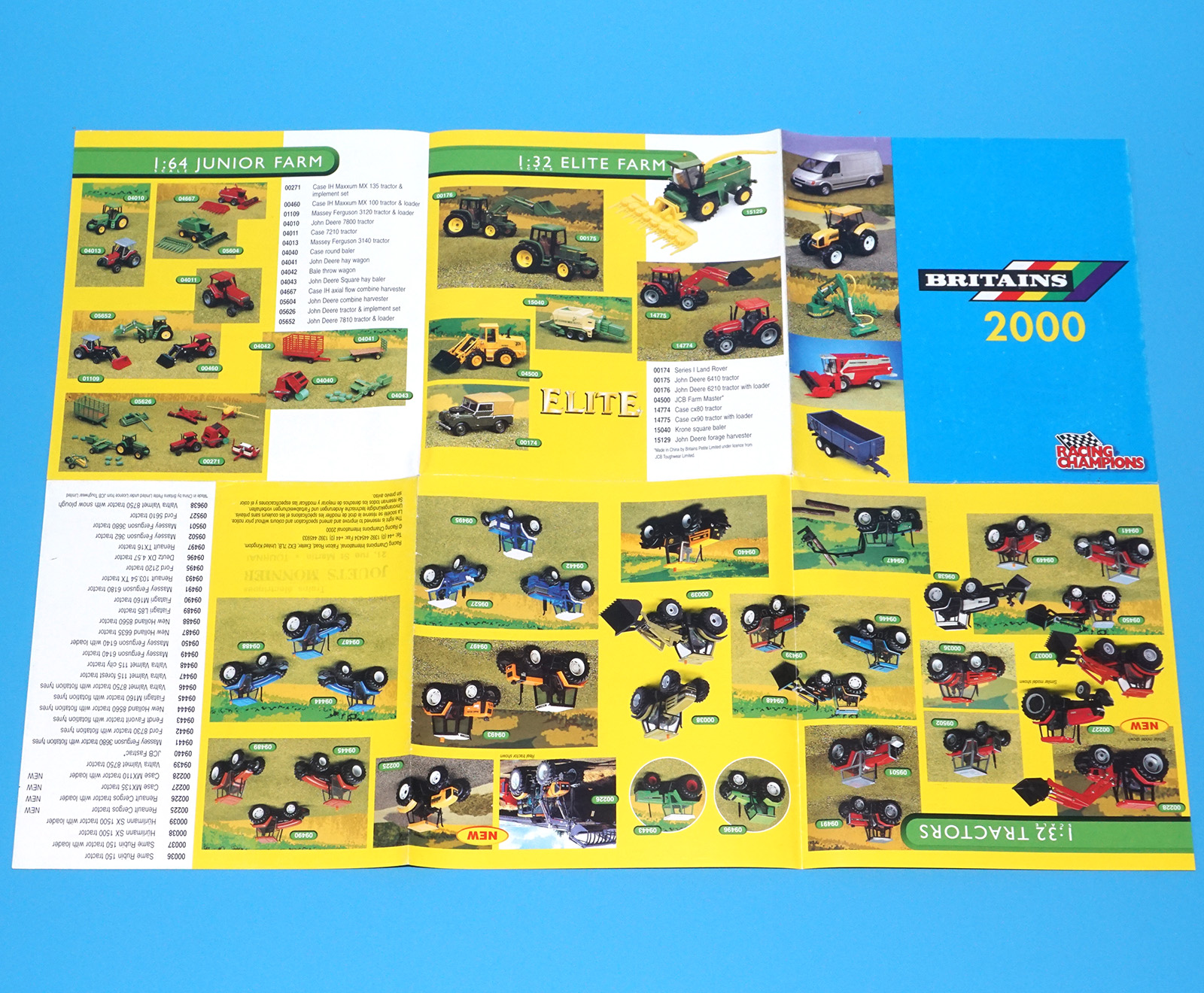 BRITAINS TOY CATALOG 2000 FOLDOUT CATALOGUE KATALOG - Image 2