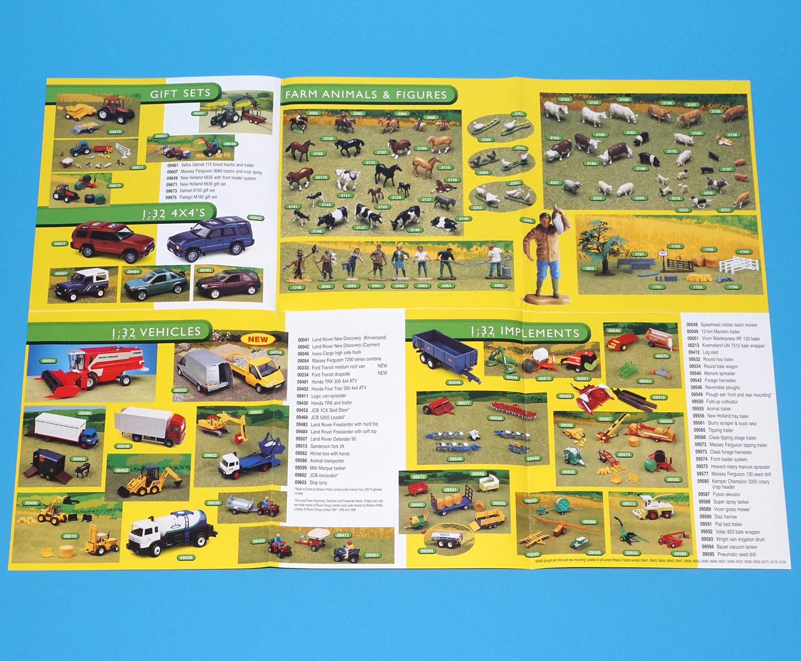 BRITAINS TOY CATALOG 2000 FOLDOUT CATALOGUE KATALOG - Image 3