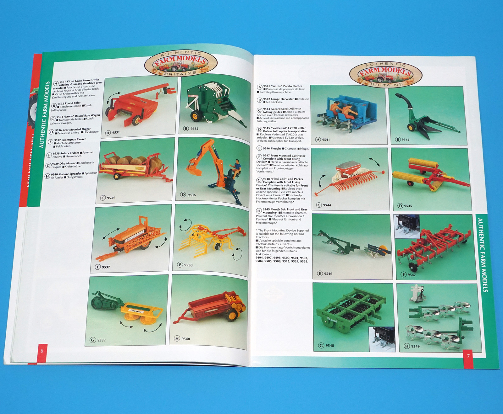 BRITAINS TOY CATALOG 1992 TRADE CATALOGUE KATALOG A4 SIZE - Image 4