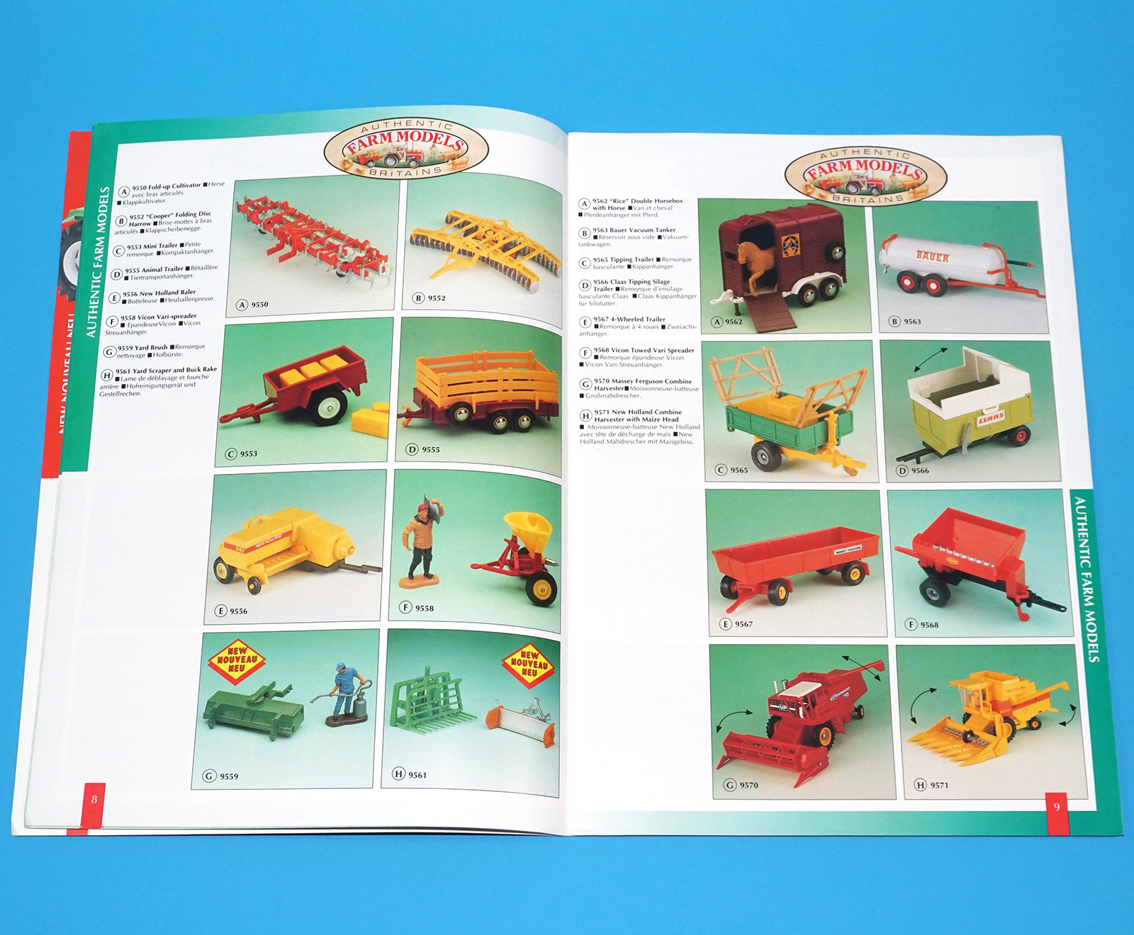 BRITAINS TOY CATALOG 1992 TRADE CATALOGUE KATALOG A4 SIZE - Image 5