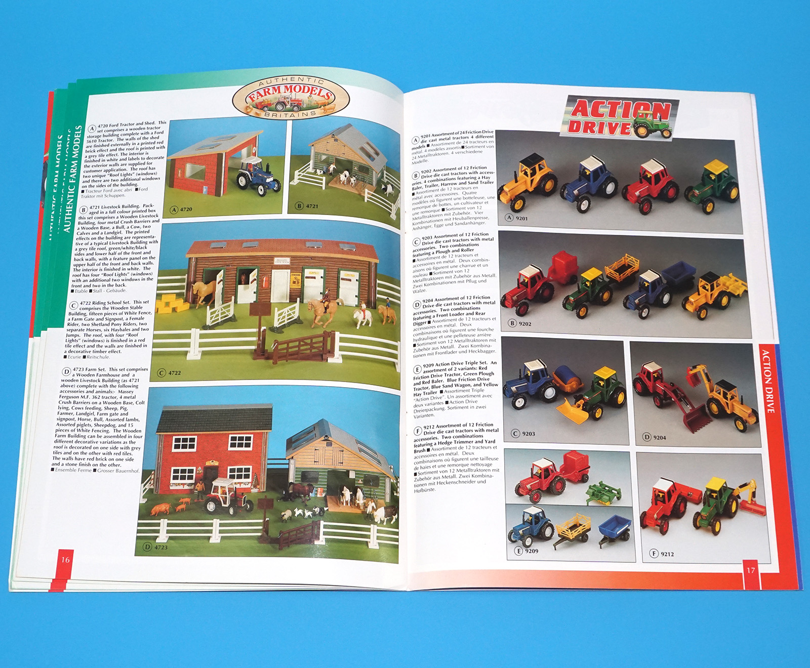 BRITAINS TOY CATALOG 1992 TRADE CATALOGUE KATALOG A4 SIZE - Image 9