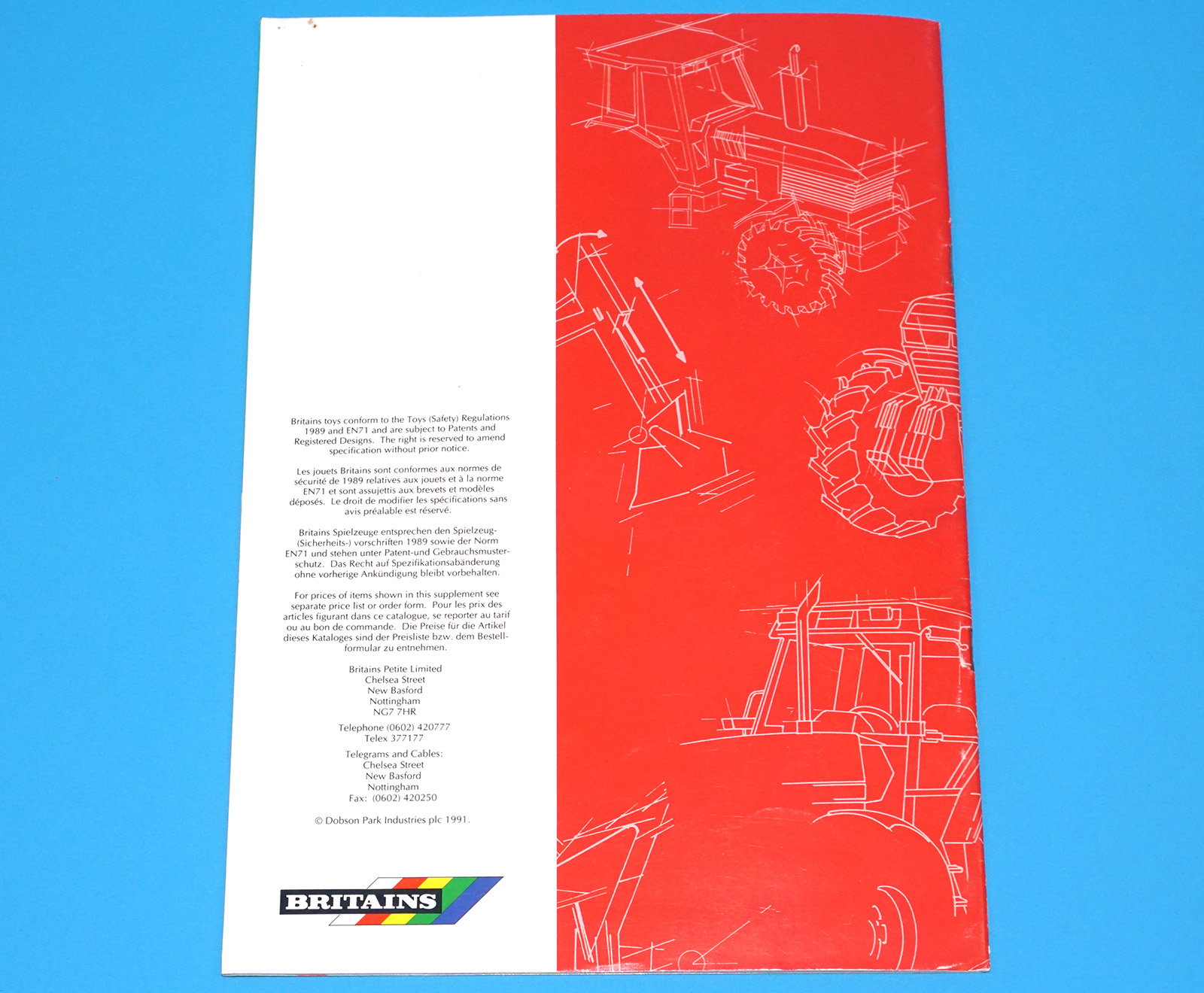 BRITAINS TOY CATALOG 1992 TRADE CATALOGUE KATALOG A4 SIZE - Image 13