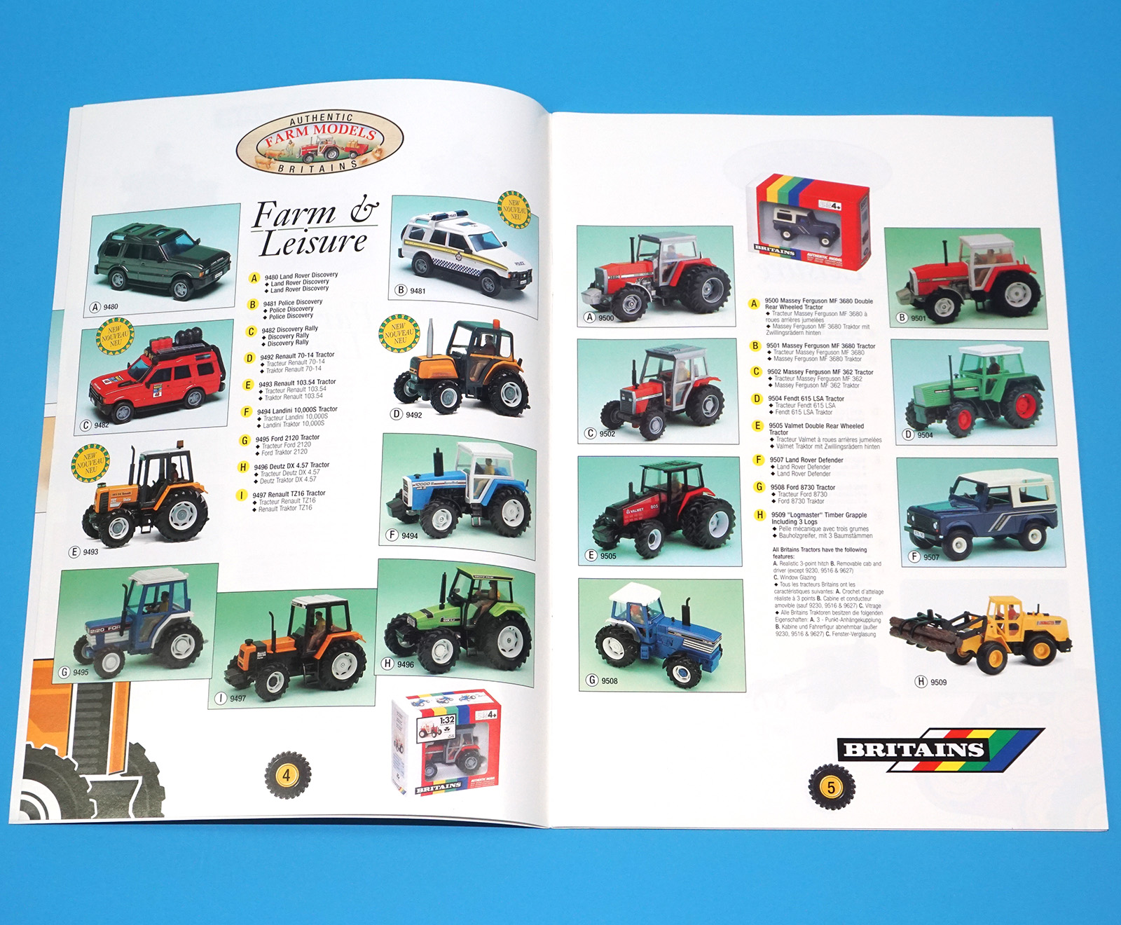 BRITAINS TOY CATALOG 1995 TRADE CATALOGUE KATALOG A4 SIZE - Image 3