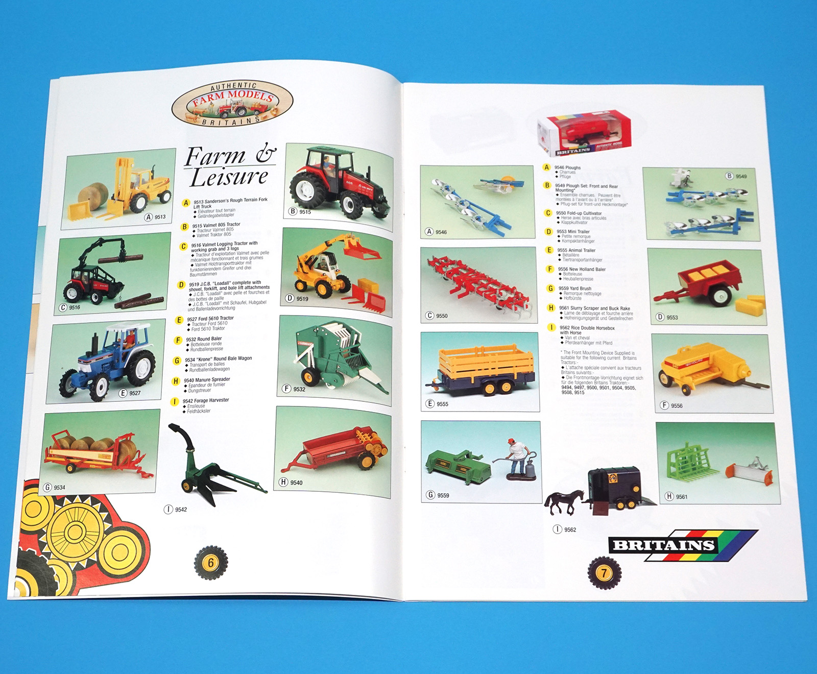 BRITAINS TOY CATALOG 1995 TRADE CATALOGUE KATALOG A4 SIZE - Image 4