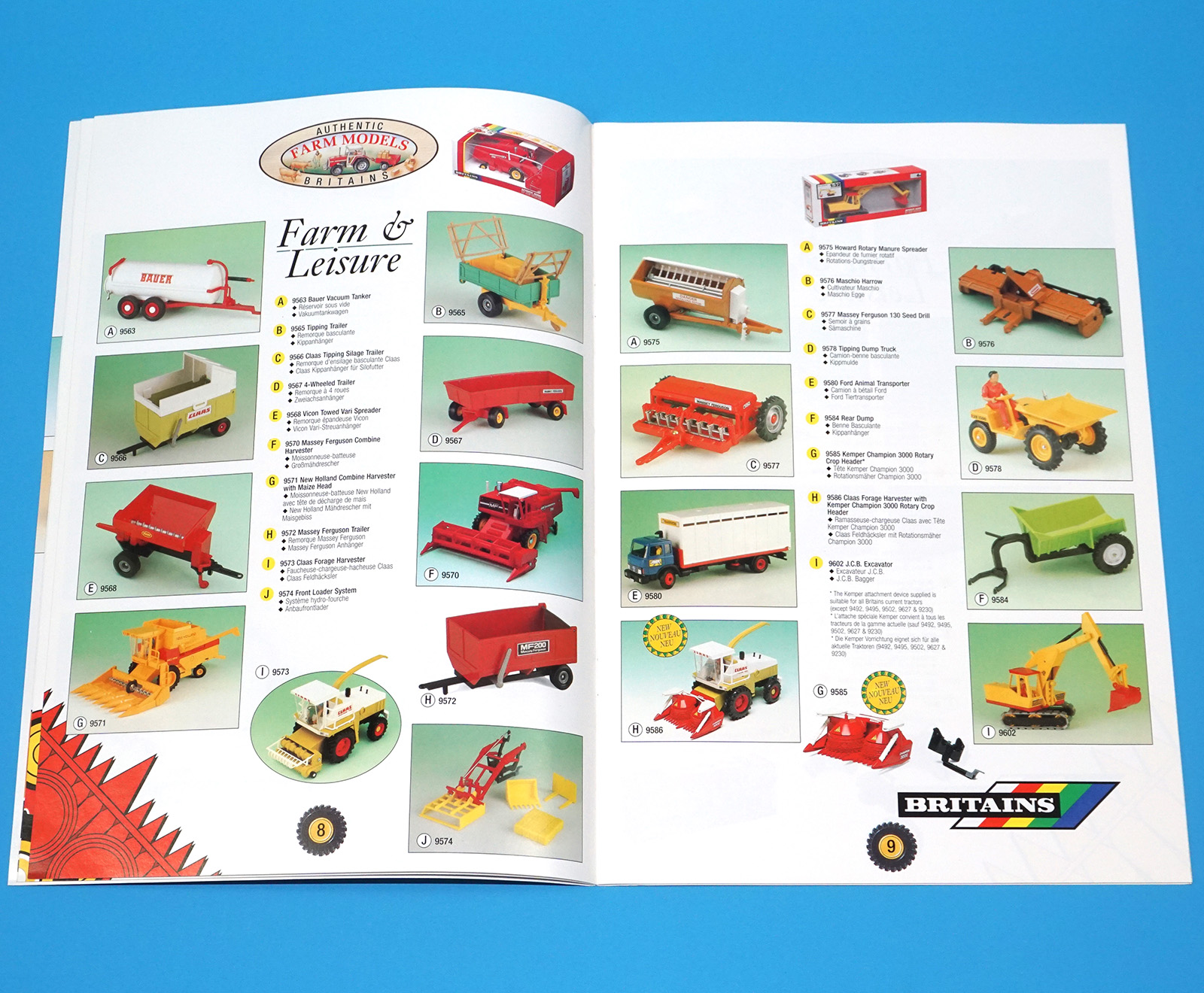 BRITAINS TOY CATALOG 1995 TRADE CATALOGUE KATALOG A4 SIZE - Image 5