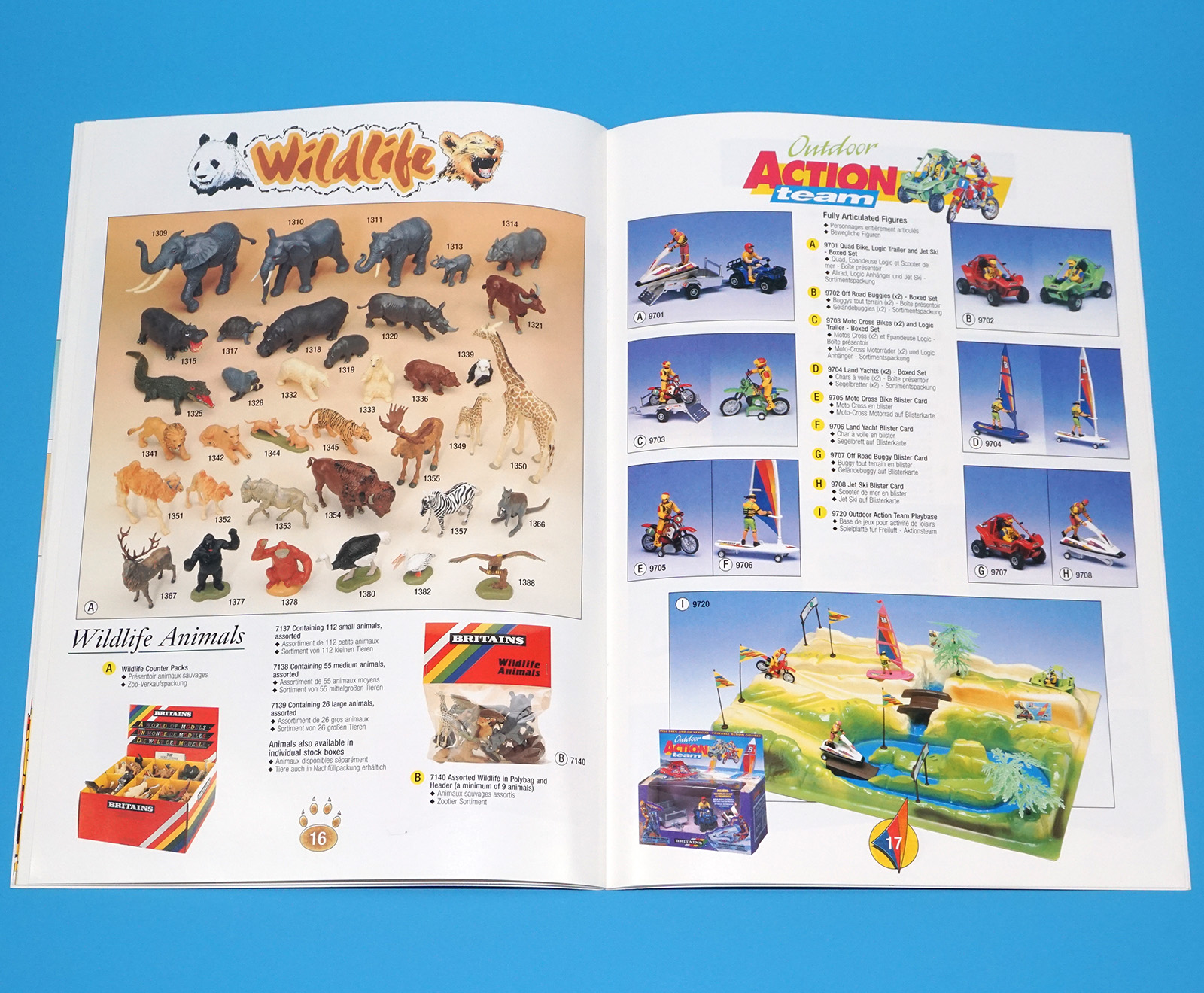 BRITAINS TOY CATALOG 1995 TRADE CATALOGUE KATALOG A4 SIZE - Image 9