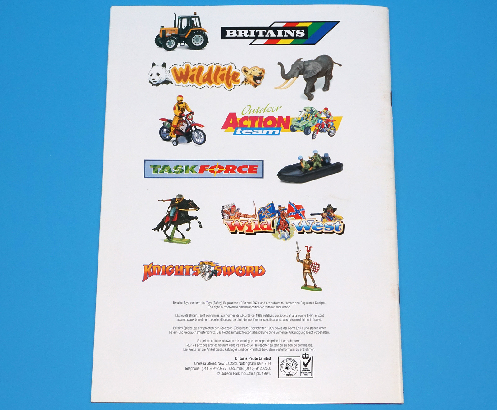 BRITAINS TOY CATALOG 1995 TRADE CATALOGUE KATALOG A4 SIZE - Image 15