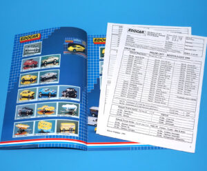 EDOCAR CATALOGUE 1993 TRADE CATALOGUE KATALOG A4 SIZE FLINTSTONES COCA COLA ALFRED J. KWAK